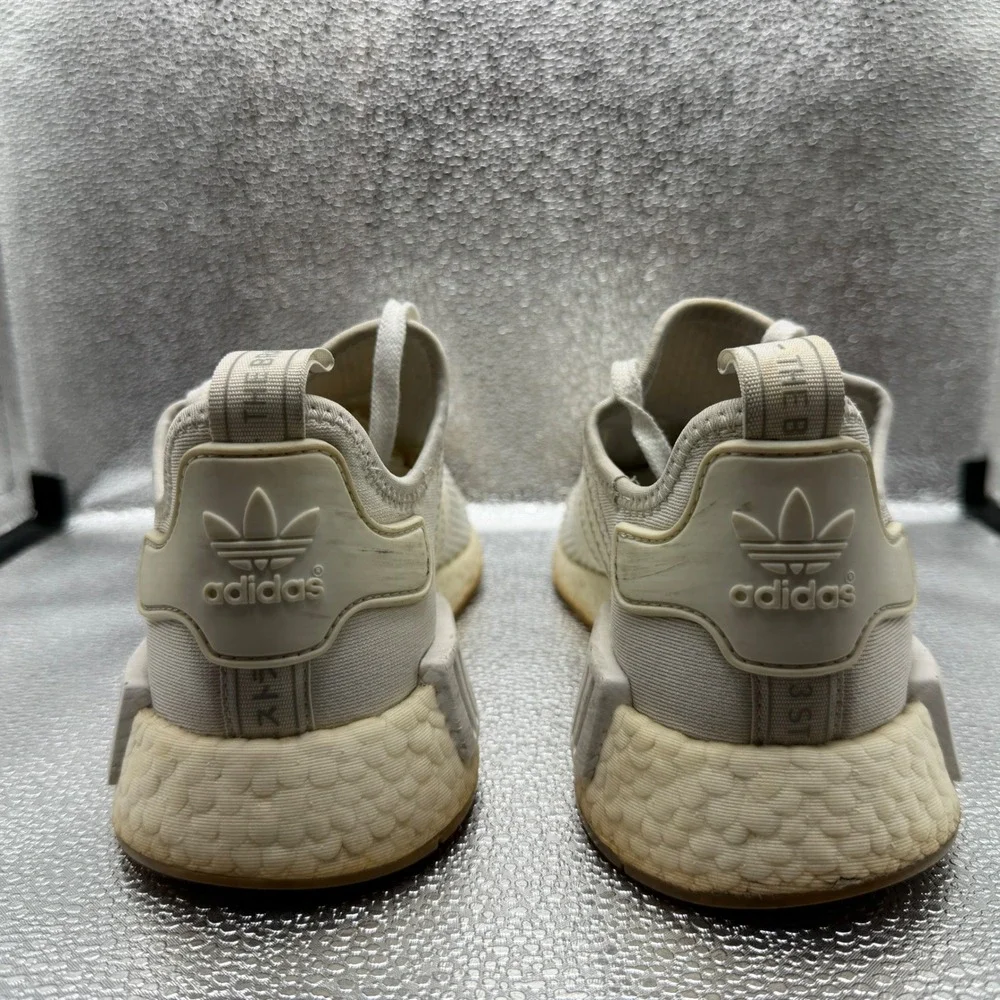 Size 9 Adidas NMD R1 Sneakers Mens Cream Good D96635 Gum Sole Boost Running Shoe